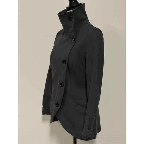 White House Black Market Lightweight Jacket Gray Size 6 - Picture 5 of 11